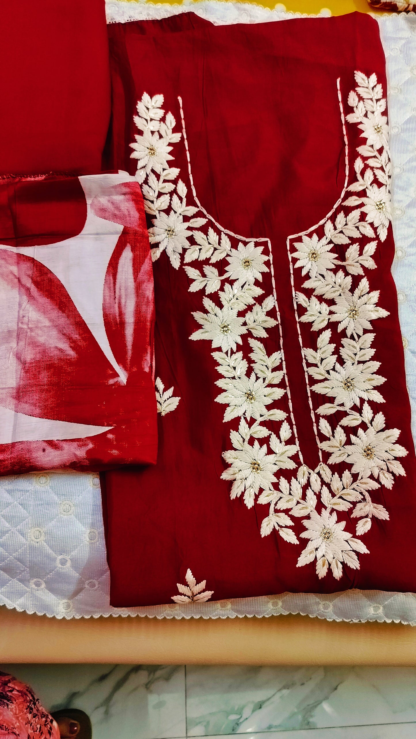 Gulab Kari Cotton Embroided Suit