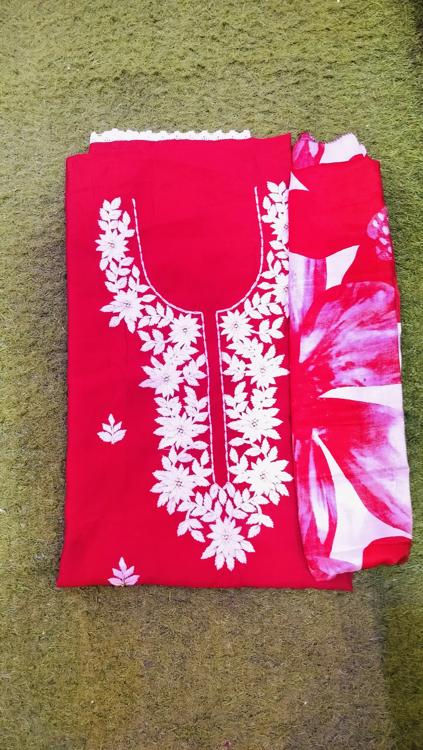 Gulab Kari Cotton Embroided Suit