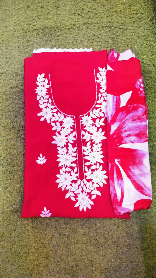 Gulab Kari Cotton Embroided Suit