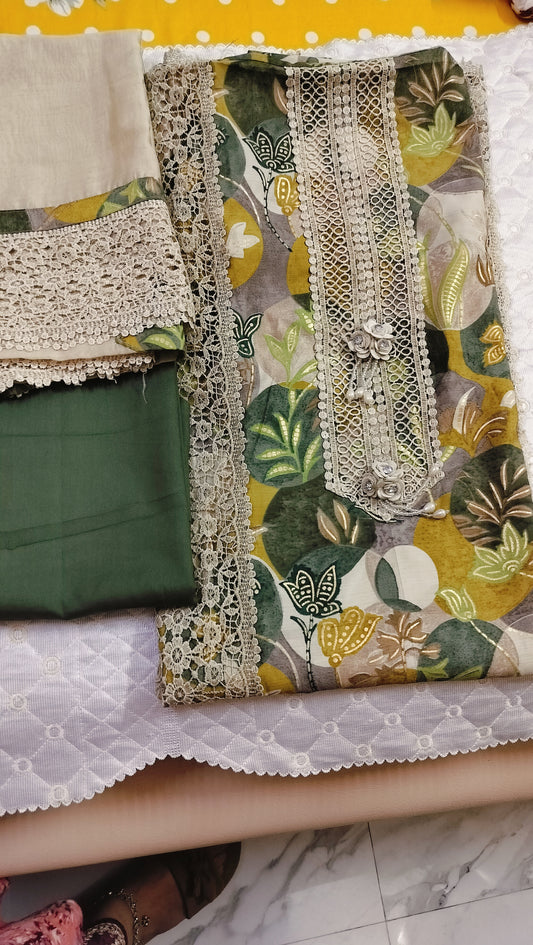 Digital Print Cotton Suit Rs 1695